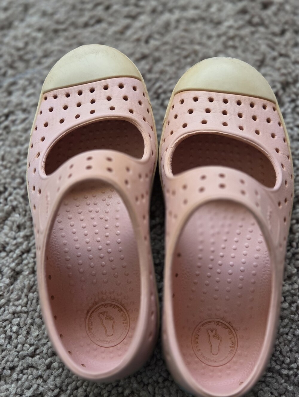 Pink Native Girl's Juniper Shoes Size C11